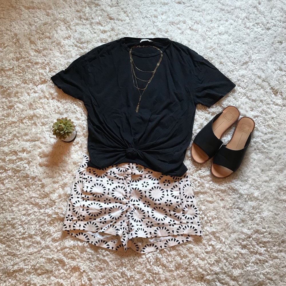 J. Crew Printed 3” Chino Shorts